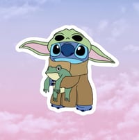 Yoda Stitch Sticker