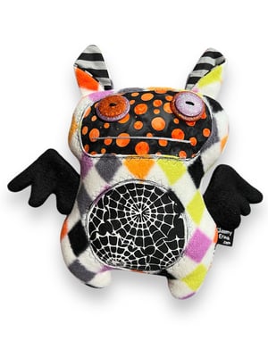 Harlequin Halloween Gloomy Bat