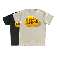 Image 1 of "LIVE AGAIN" TEE (CREME & WHITE)