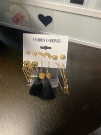 Image 3 of Tassel Earring Studs set 