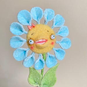 Image of Singing Flower in Baby Blue