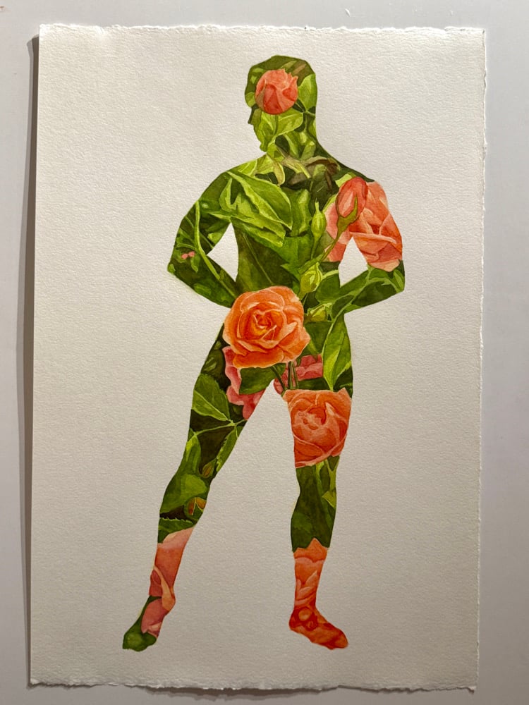 roses silhouette