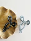 RIBBON BOW HAIR CLAW CLIP