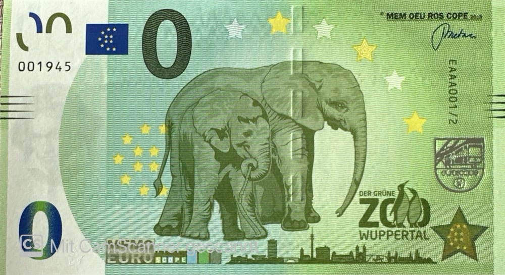 EAAA001/2 - Zoo Wuppertal - Elefant 