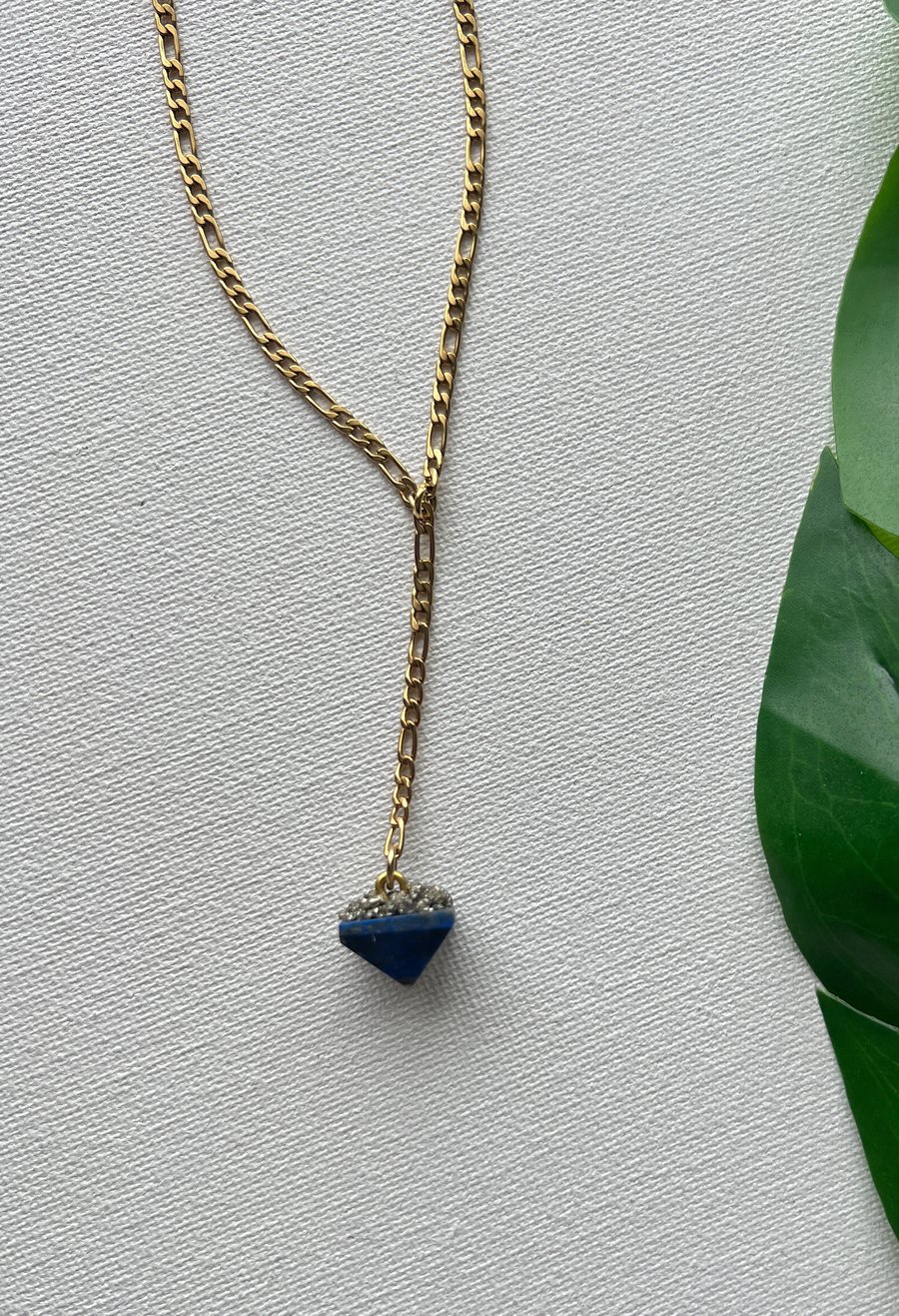 Image of GENESIS II • Crystal Drop Necklace | Lapis Lazuli