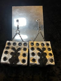 Image 1 of Braided Square Earrings