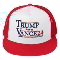 Image 2 of Trump Vance 2024 MAGA Trucker Cap