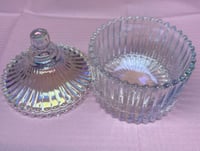 Image 2 of Glass Iridescent Dappen dish 