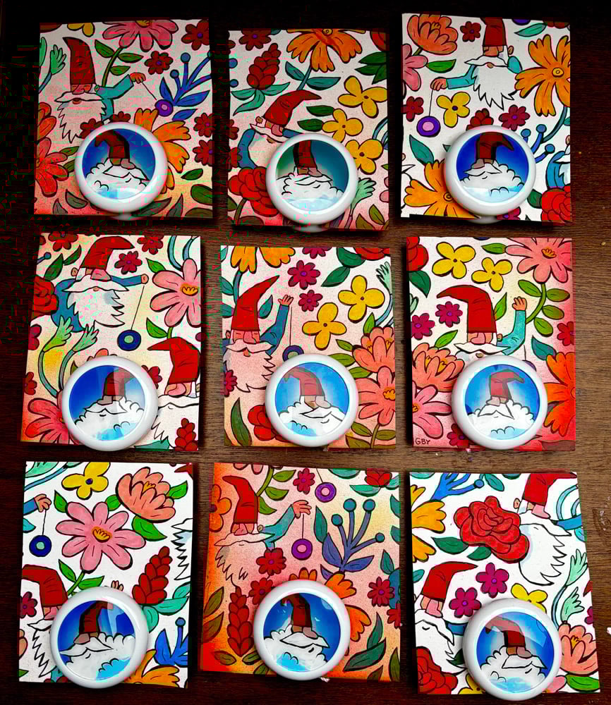 Image of GNOME Duncan Yo-Yo hand painted 