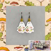 Image 1 of Cottagecore Ghost Earrings