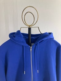 Image 3 of MOVIDA ZIP HOODIE WORKER BLUE