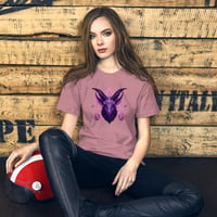 Image 11 of Purple and Pink Goat Baphomet Unisex t-shirt