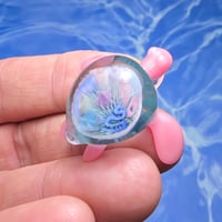 Image 2 of "UNDER THE SEA" CORAL REEF IMPLOSION SEA TURTLE PENDANT SMALL 9