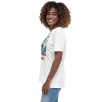 Image 7 of I Ride With Jesus Surfing Women's Relaxed T-Shirt