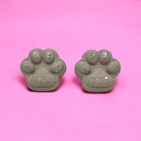 Image 1 of Handmade Sparkly Paw Print Magnets | Dopamine Decor