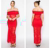Image 5 of  Tempted Lace Maxi Dress
