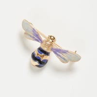 Image 1 of Fable Enamel Bee Brooch