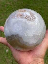 Image 12 of Flower Agate Crystal Sphere #1350