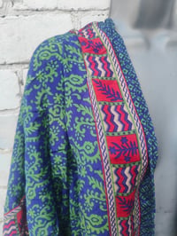 Image 3 of Katie Kimono Kaftan-  green and blue