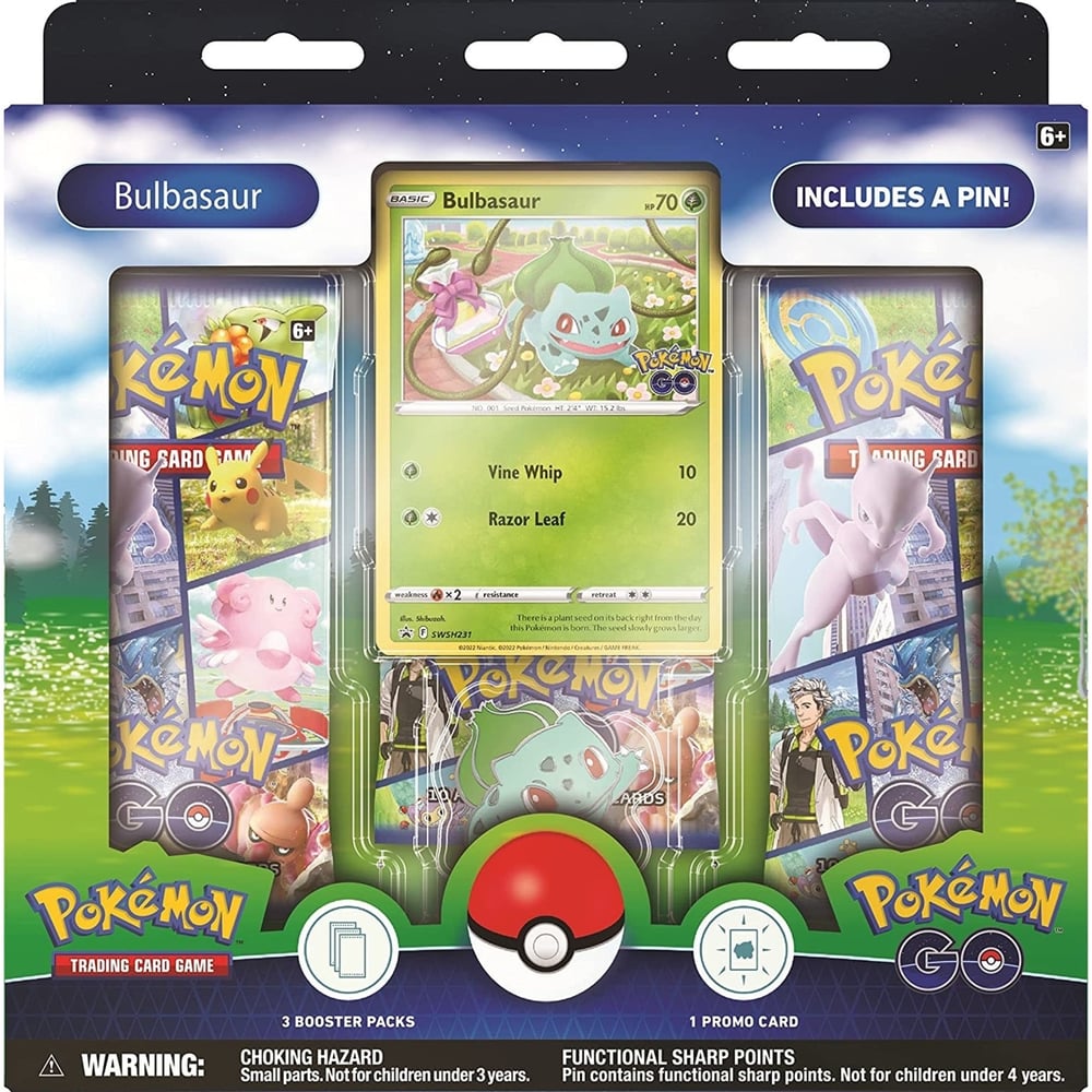 Image of Pokémon TCG GO Pin Collection: Bulbasaur