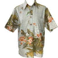 Image 1 of Vintage 1960s Mens Sears Hawaiian Shirt Size L