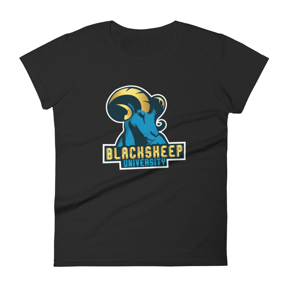 Image of Women's Blacksheep University short sleeve t-shirt
