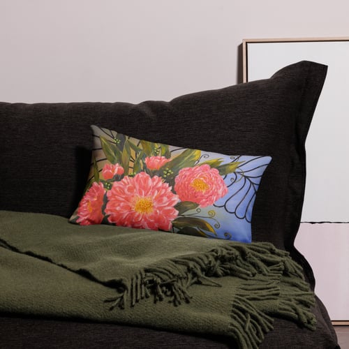 Image of Peonies Pillow