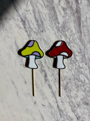 Image of Mushroom plant stakes