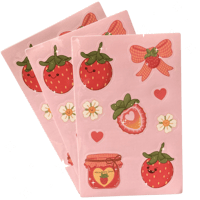 Strawberries! Sticker Sheet