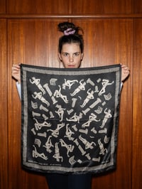 PFGV silk scarf BLACK