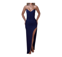 Image 3 of Elegant High Side Split Dress