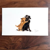 ORIGINAL ARTWORK - I Love You! - 25x15cm