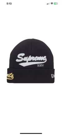 Image 1 of Supreme New Era Salvation Beanie Black