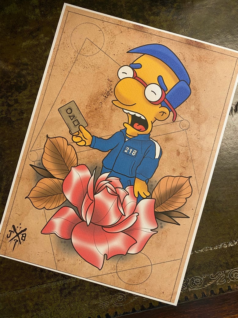Image of Squid game x Milhouse print 