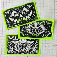Image 1 of Halloween Bucket Stencil Pack