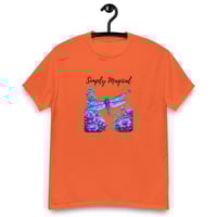 Image 7 of Unisex classic tee, Simply Magical Dragonfly & Wildflower Tee