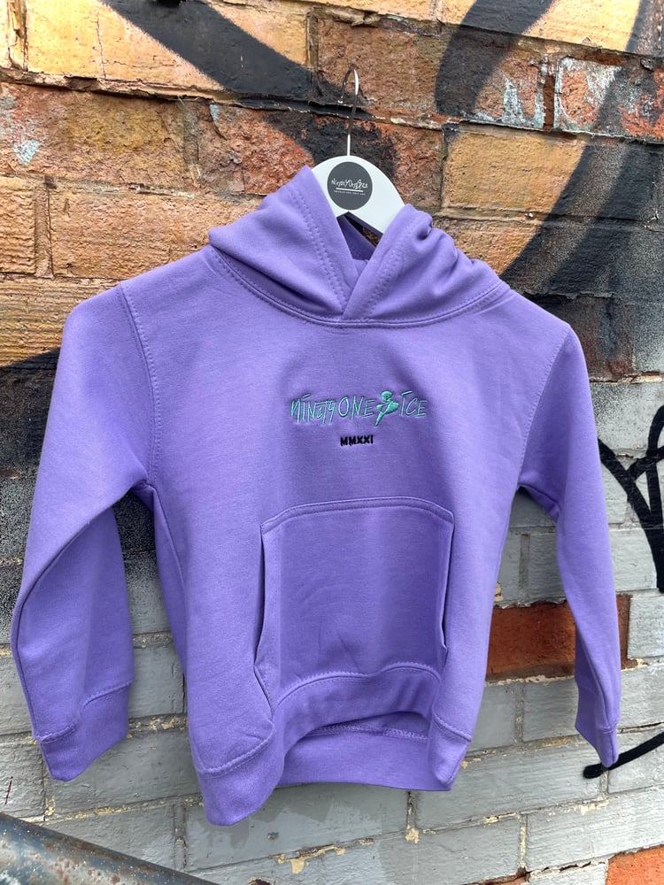 Image of Kids Lilac Script Hoody