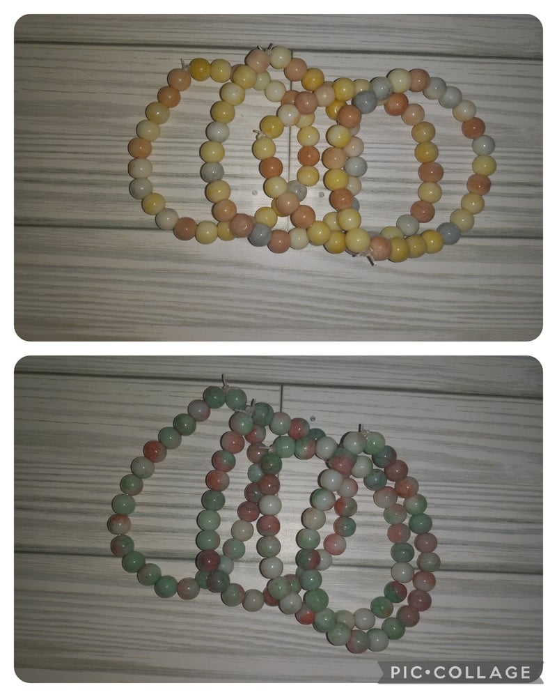 Image of Glass Bead Bracelets [8 mm].