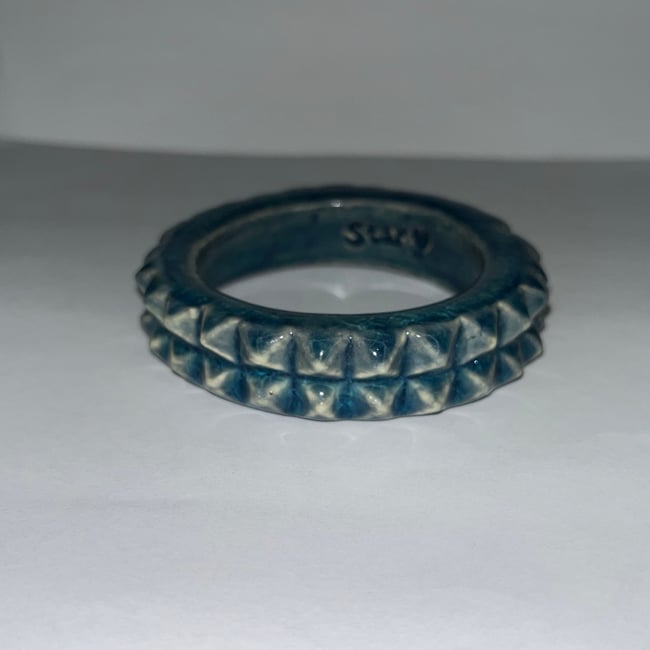 Dusty Blue Studded Bracelet
