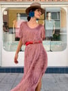BLUSH PINK FRINGES KAFTAN
