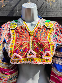 Image 15 of Vintage Fez Crop Tribal Top chest 30 inches