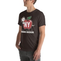 Image 4 of Unisex T-shirt, Apple (Brown & Orange)