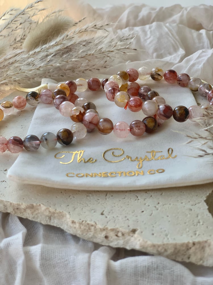 Image of Hematoid Quartz (Fire Quartz) Bracelets 