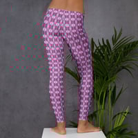 Image 6 of Pink Cactus Bloom Women's Yoga Leggings