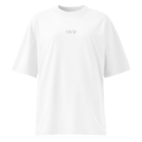 Image 3 of Vivir Unisex Oversized High Neck T-Shirt