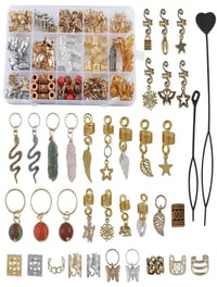 Boho Style Hair Accessories Set, 1 Box Summer 2024 Fashionable Star