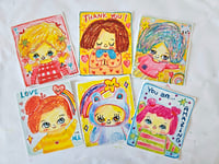 Image 1 of Pack of 6 mini cards