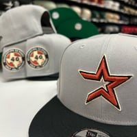 Image 1 of New Era 9Fifty Grey Brick Black