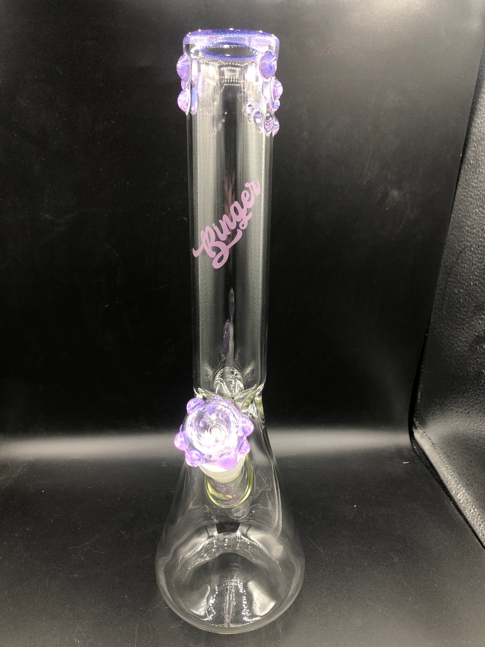 Image of 13 1/2” pink slyme beaker