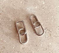 Image 2 of Daphne Silver Hoops